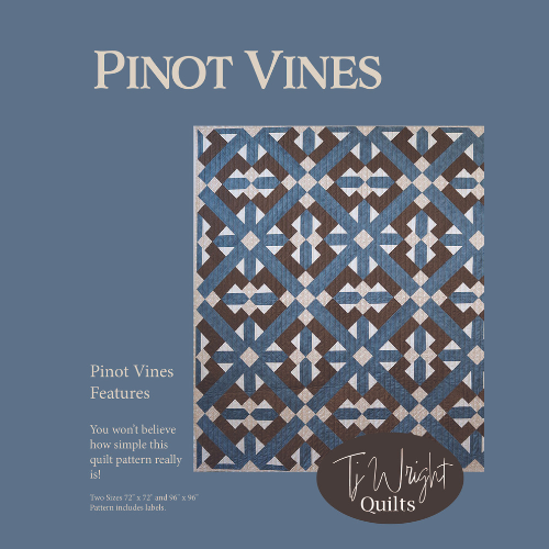 Pinot Vines Quilt Pattern Downloadable PDF