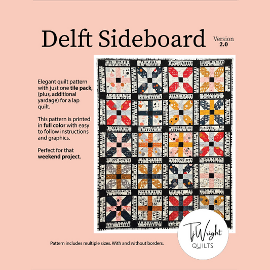Delft Sideboard version 2.0 PDF Downloadable Quilt pattern