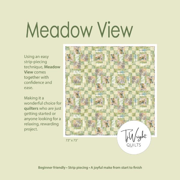 Meadow View Printed Quilt Pattern