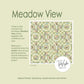 Meadow View Printed Quilt Pattern