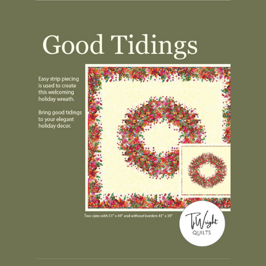 Good Tidings Quilt Pattern Printed