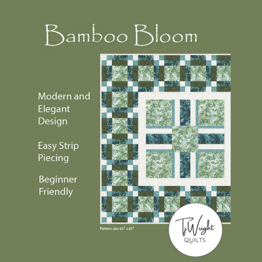 Bamboo Bloom Quilt Pattern Downloadable PDF