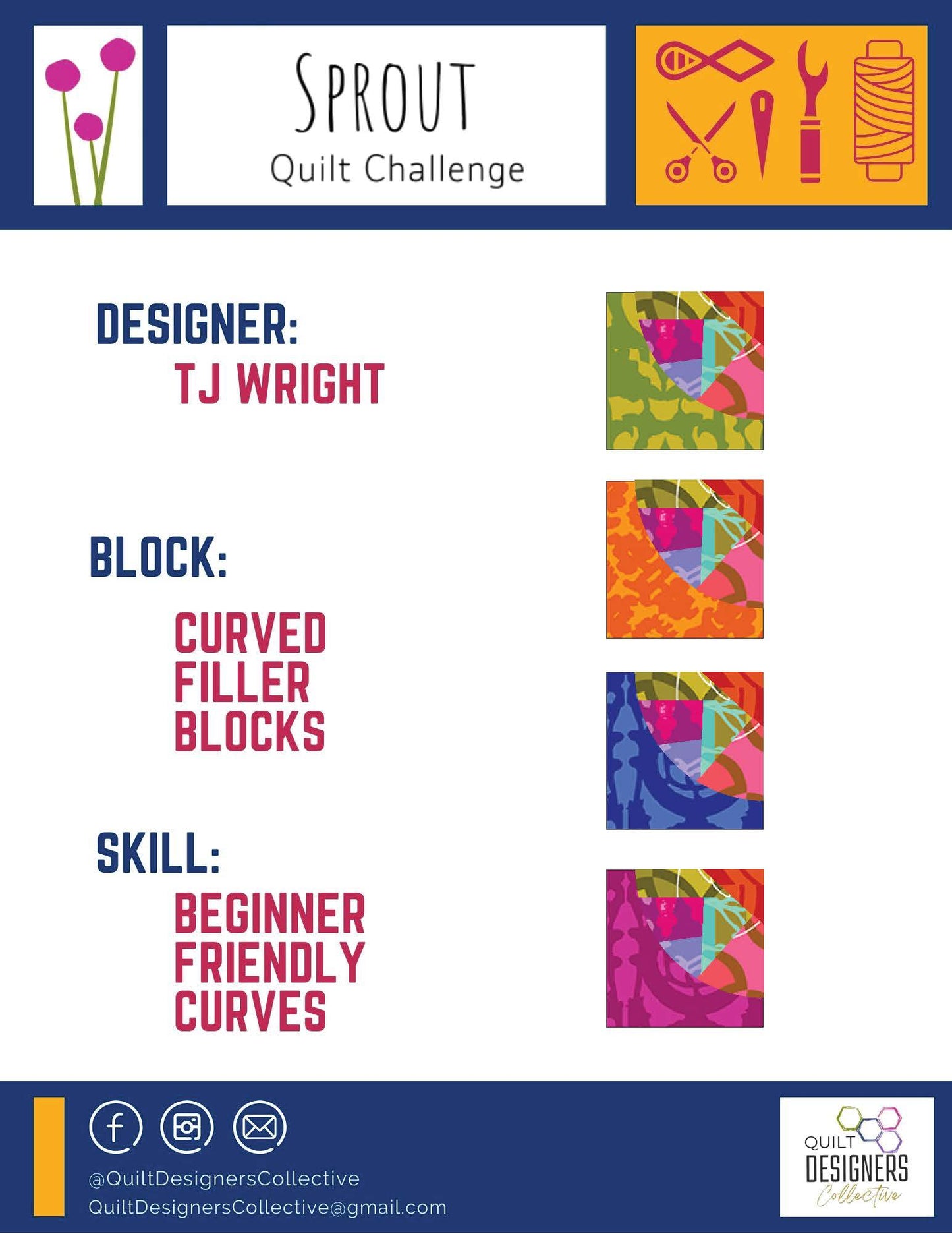 The Sprout Quilt Challenge Filler Blocks Week 5